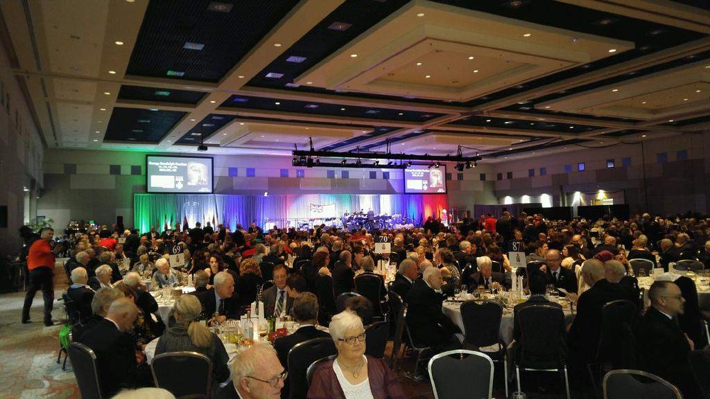 Hundreds turned out to the London Convention Centre on April 1, 2017, to mark the 100th anniversary of the Battle of Vimy Ridge.