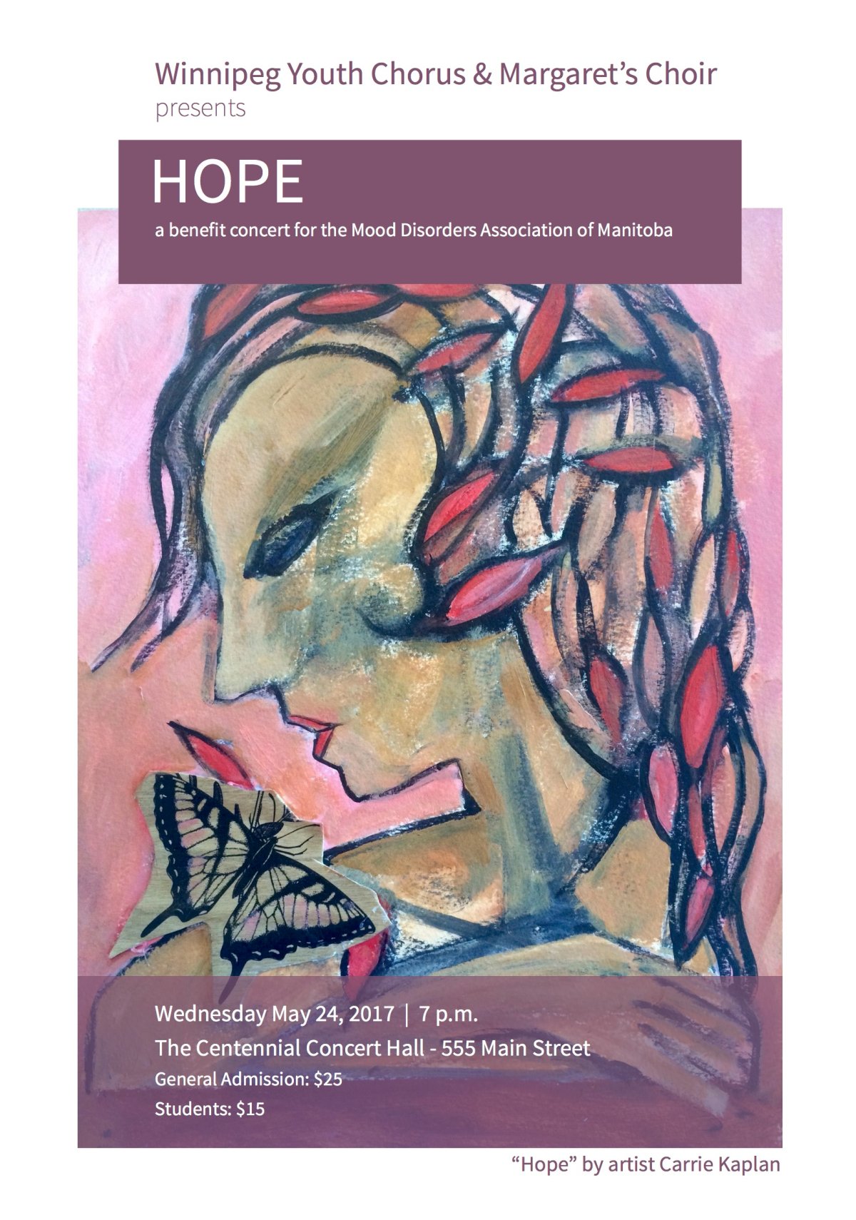 HOPE – a benefit concert for the Mood Disorders Association of Manitoba - image