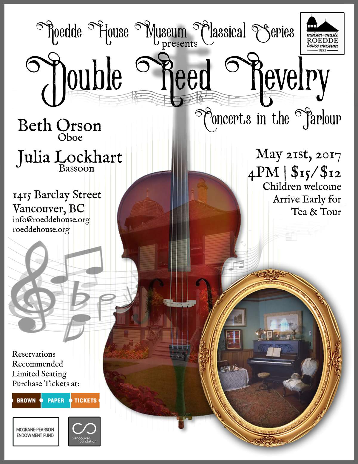 Roedde House Classical Series Presents: Double Reed Revelry - image