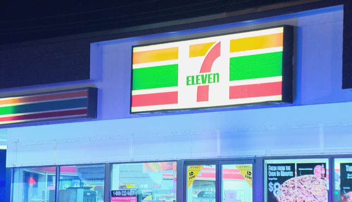 The Air Support Unit directed Saskatoon officers looking for a stolen vehicle to a 7-Eleven early Saturday morning.