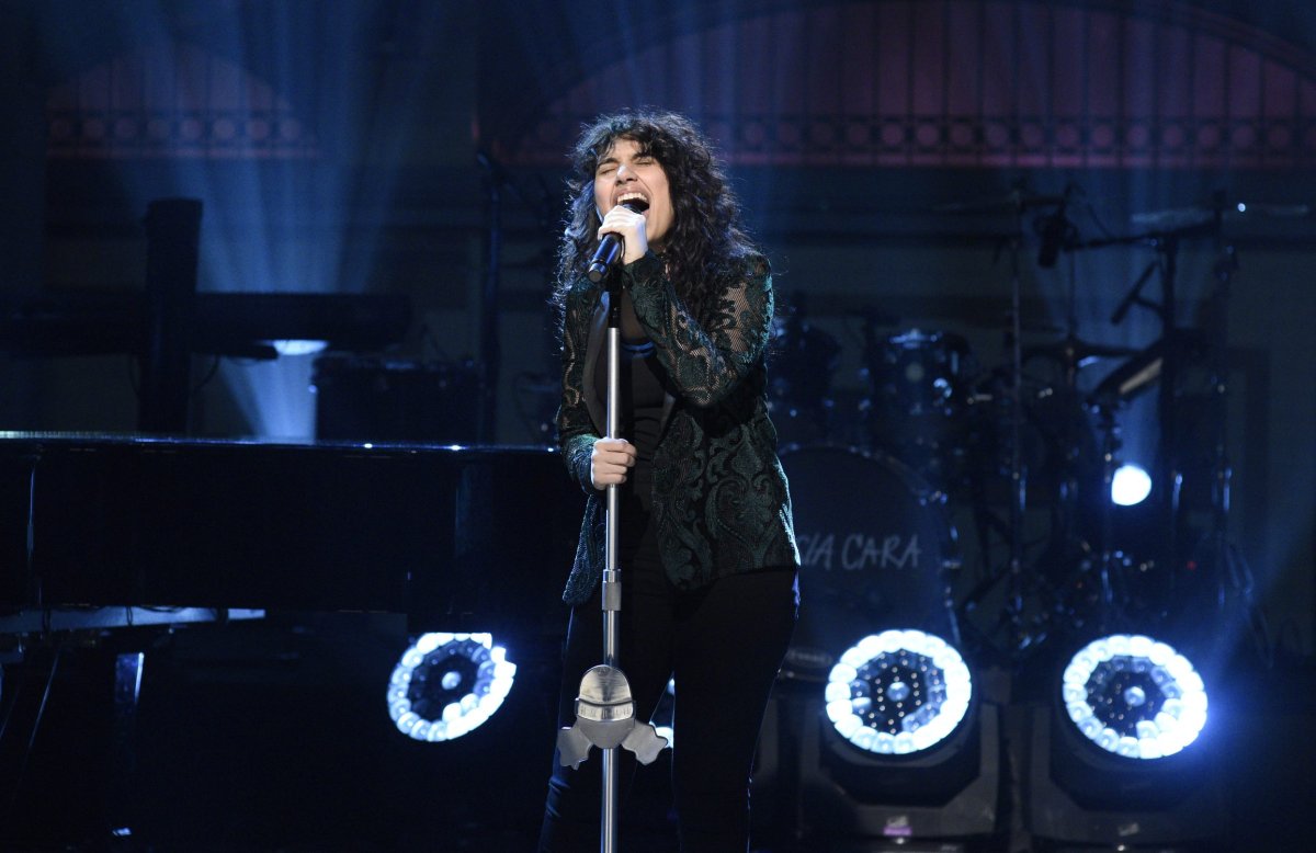 Alessia Cara performed on Saturday Night Live on February 4.