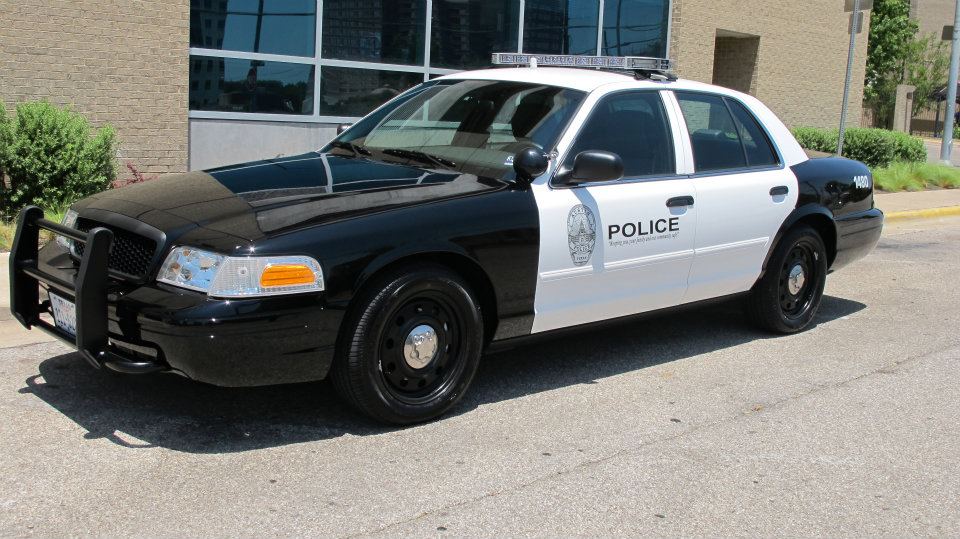 A cruiser belonging to the Austin Police.