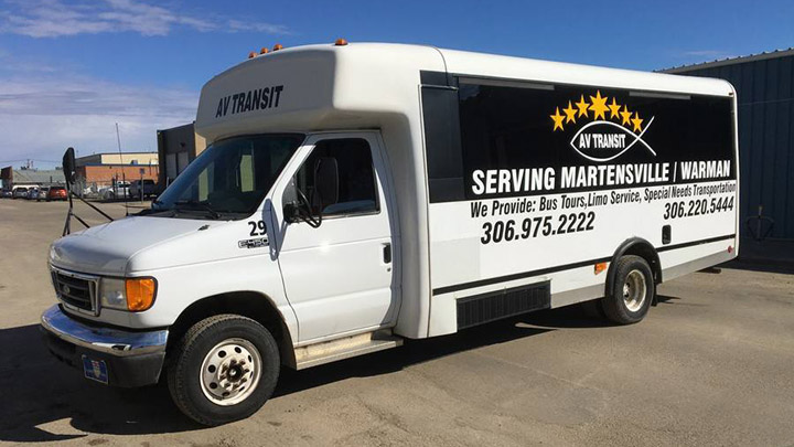 AV Shuttle expanding operations, will provide weekday transit service between Saskatoon, Martensville and Warman.