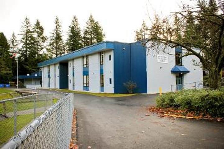 Baker Drive Elementary is one of four Coquitlam, B.C. schools on a 'Hold and Secure' order by RCMP on April 4, 2017.