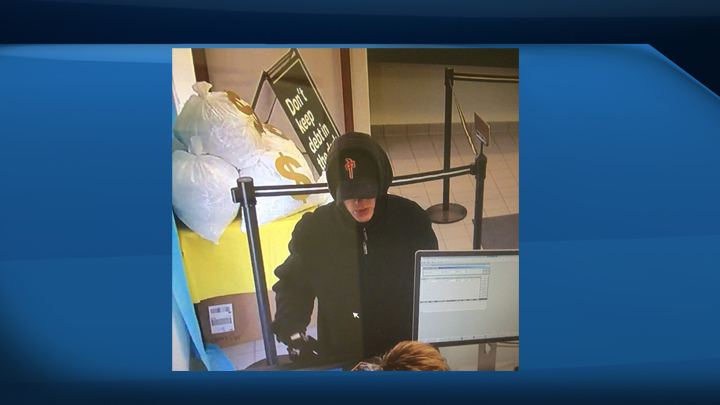 Police in Moose Jaw are searching for a suspect after a bank was robbed on Tuesday morning.