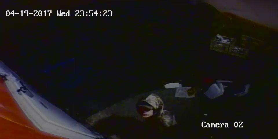 A suspect in a break and enter in Hammonds Plains is pictured in this photo provided by RCMP.