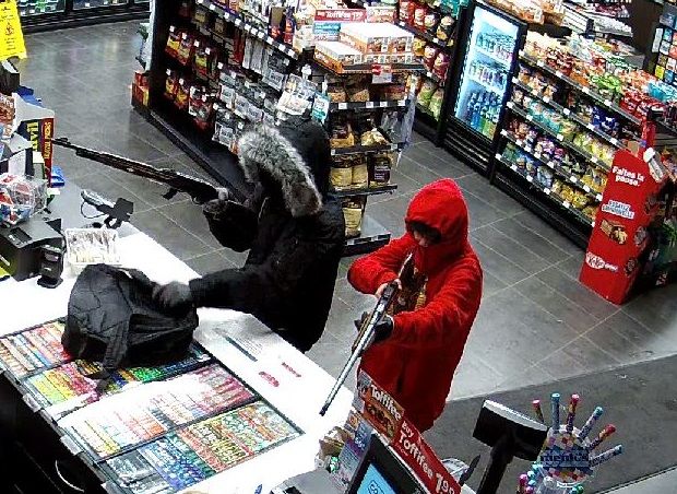 RCMP have released photos in hopes of jogging the memory of anyone who may have witnessed an armed robbery at the Co-op Gas Bar in Blackfalds on Jan. 5.