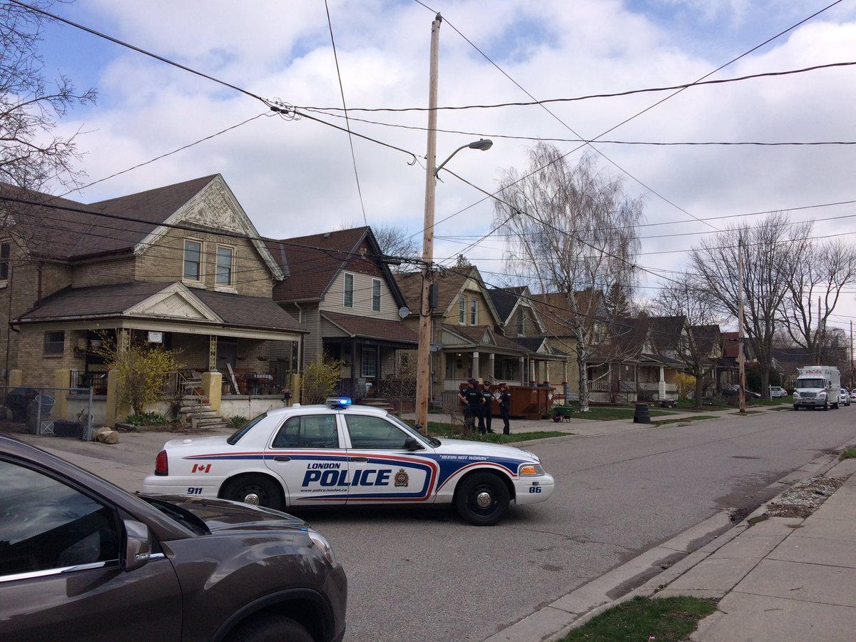 The London Police Explosive Disposal Unit responded to calls about a homemade device on Princess Avenue, which was deemed to be not explosive on April 11, 2017.