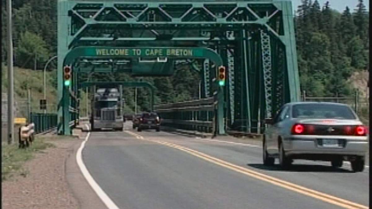 The Canso Causeway pictured from Auld's Cove, N.S.