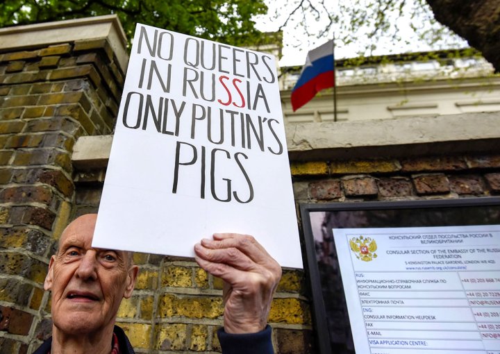 Londoners Protest Gay ‘concentration Camps’ Anti Lgbtq Violence In Chechnya National