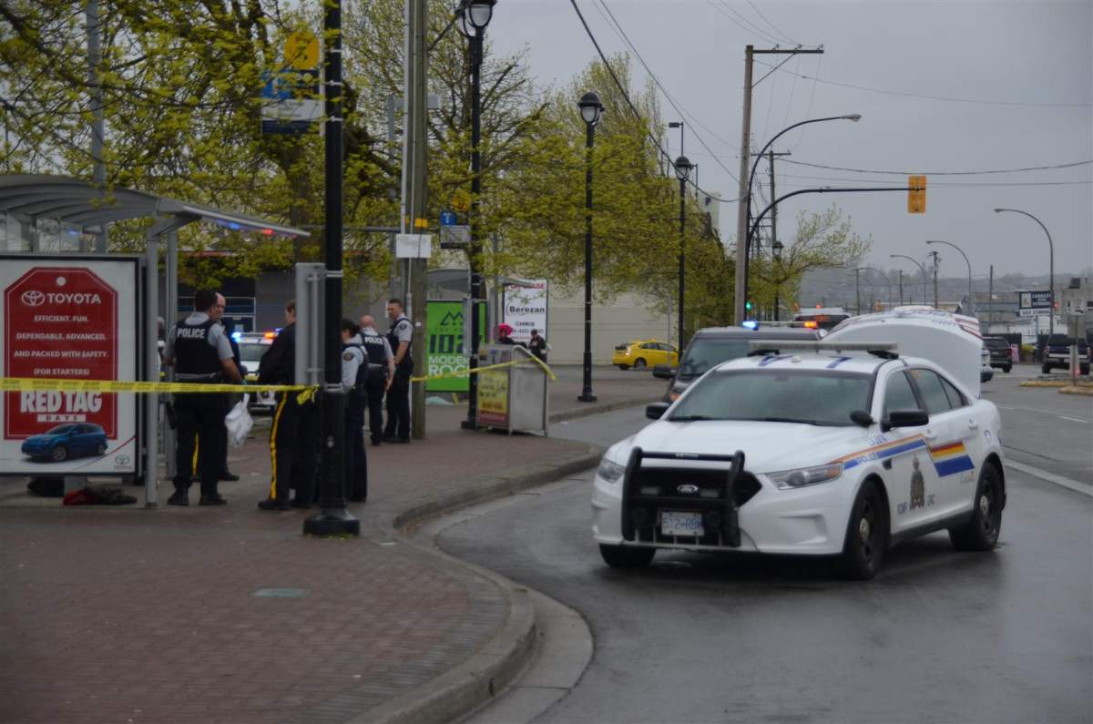 Man arrested after allegedly holding woman hostage at Langley bus loop - image