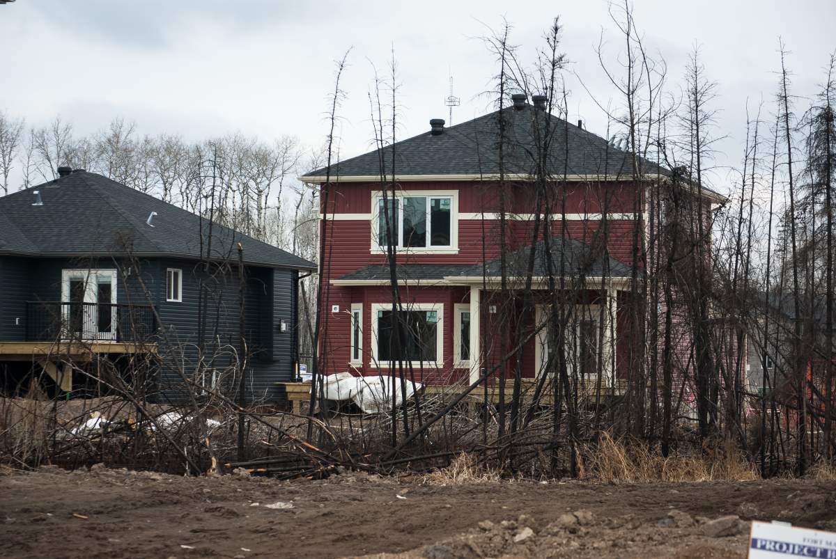 One year after the Fort McMurray wildfire, neighbourhoods continue the rebuilding process. 