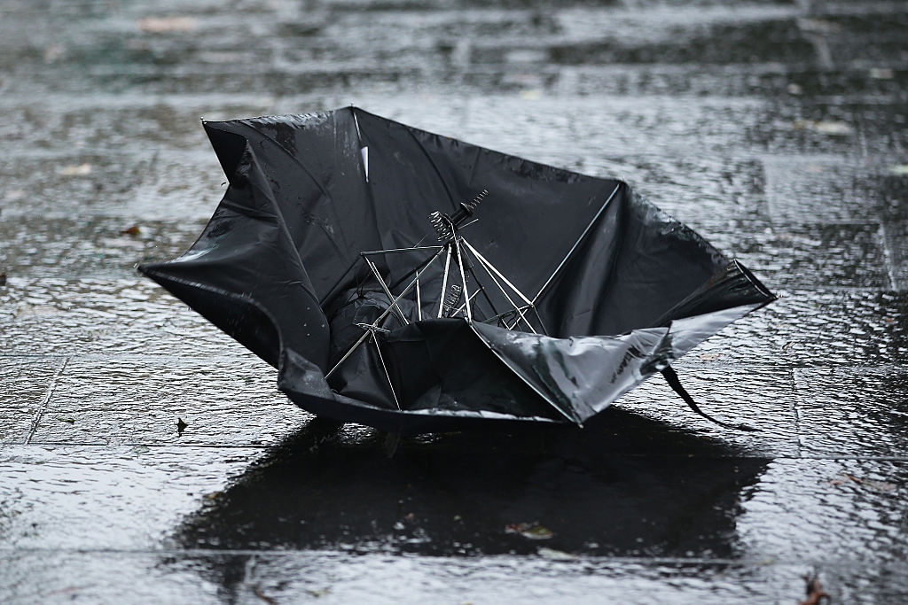 Get your umbrellas ready as it's going to get very wet.