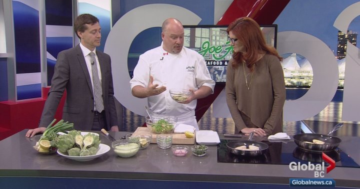 Recipe: Halibut with artichoke potato salad - BC | Globalnews.ca