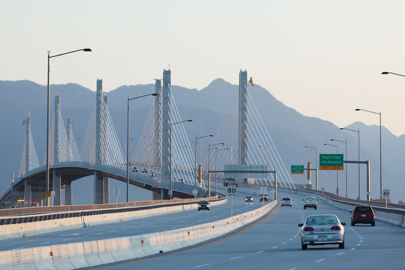 The Golden Ears Bridge.