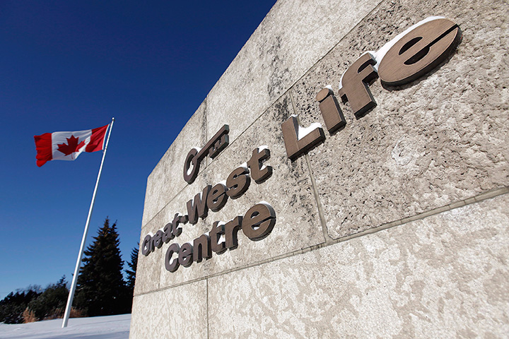 Great-West Lifeco world headquarters is pictured in Winnipeg, Tuesday, February 19, 2013. 