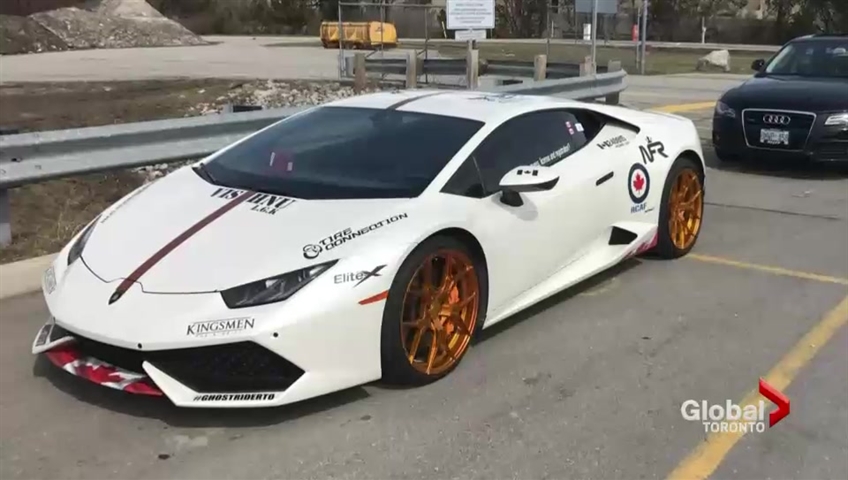 OPP tweeted photos of some of the exotic cars involved in the stunt driving incident on April 2. 