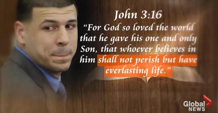 John 3:16, sports and Aaron Hernandez