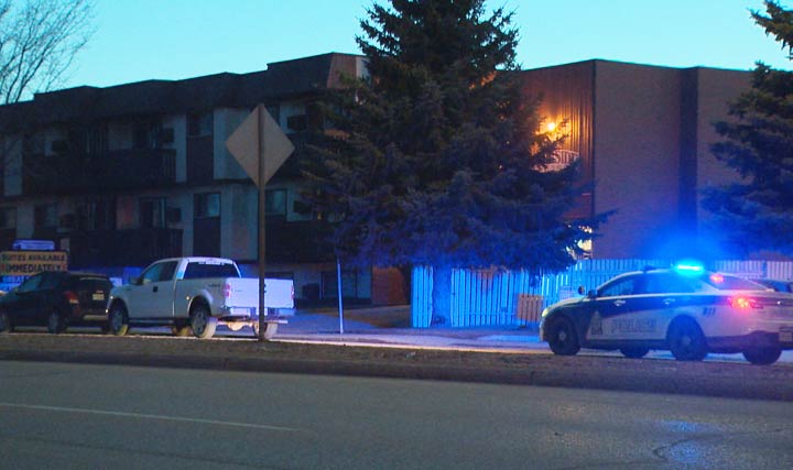 Saskatoon police say a woman was taken to hospital as a result of what appears to be a home invasion early Monday morning.