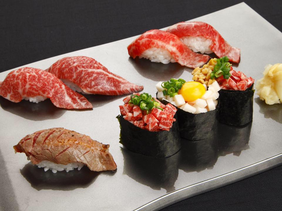 Horse meat served as sashimi in Japan.