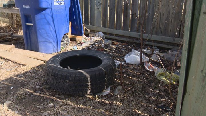 Saskatoon resident angered by illegal dumping in back alley - image