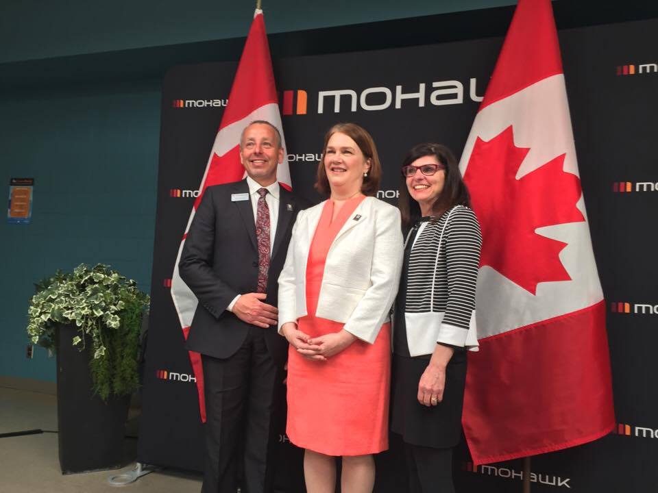 Federal Health Minister Jane Philpott gave a keynote speech at the Apps for Health conference at Mohawk College in Hamilton.