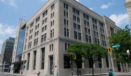 John Sopinka courthouse. Hamilton court building stock.