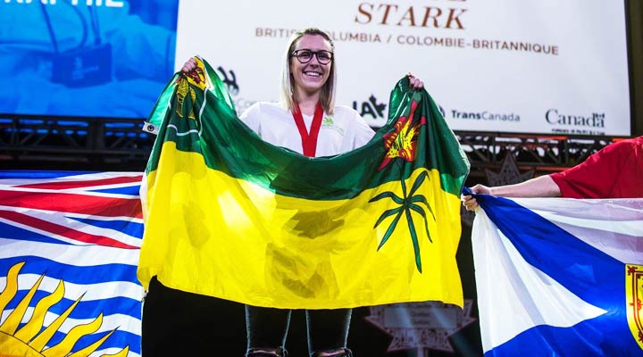 Henry soon discovered she had a flare for the trade and won gold at the 2016 Skills Canada National Competition (SCNC).