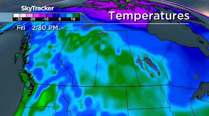 A big warm up back toward and possibly even into double digits is expected by the end of the week.