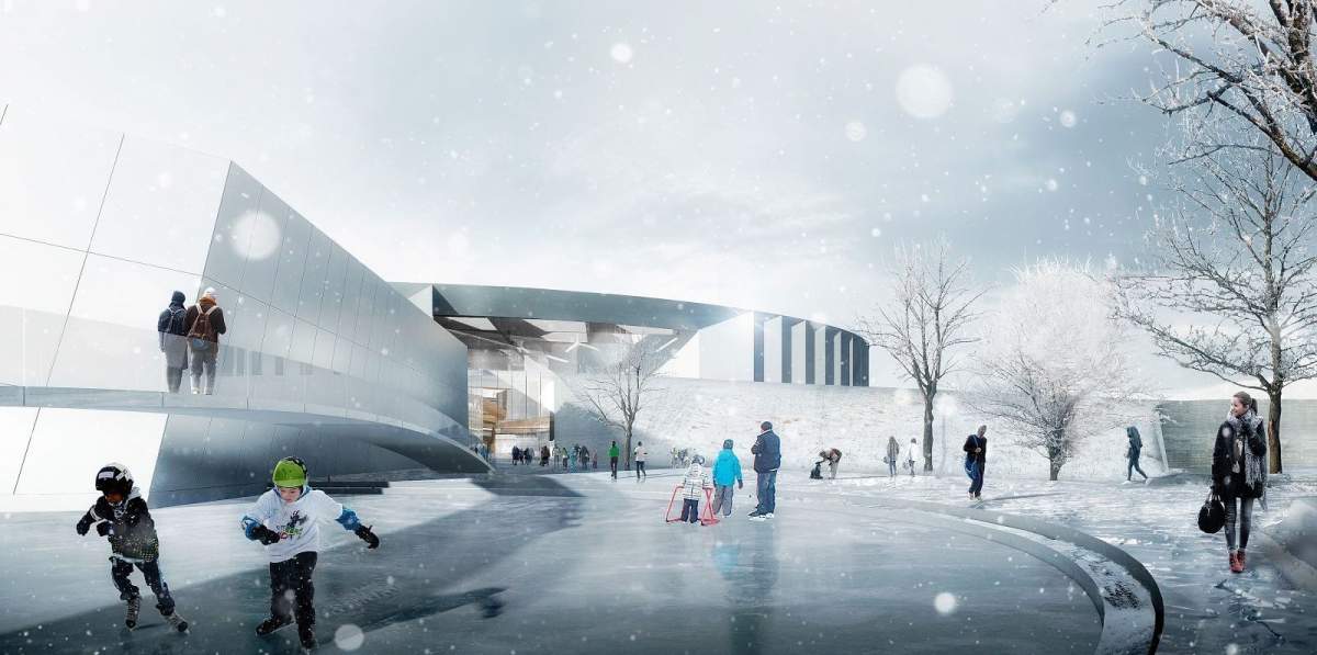 Designs for West Edmonton Lewis Farms Community Recreation Centre unveiled - image