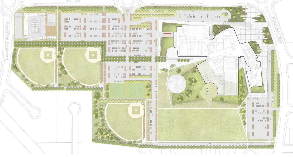 Designs for West Edmonton Lewis Farms Community Recreation Centre unveiled - image