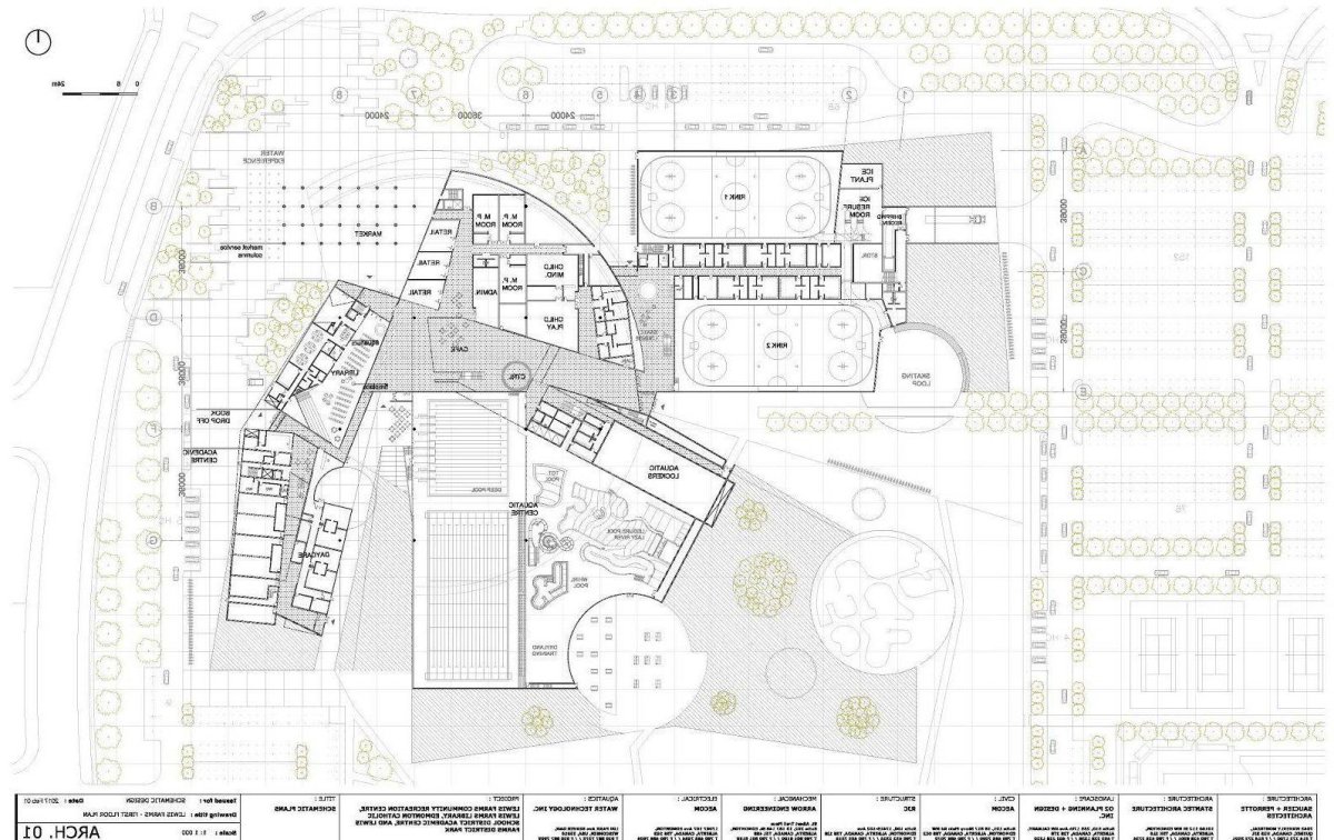 Designs for West Edmonton Lewis Farms Community Recreation Centre ...