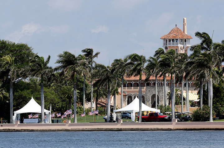 This Monday, April 3, 2017 file photo, shows the Mar-a-Lago resort in Palm Beach, Fla. 