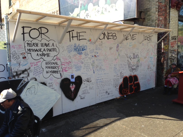 Memorial wall for overdose victims erected on DTES - image