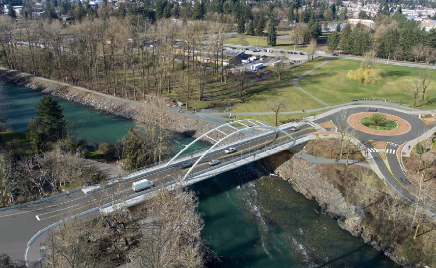 A rendition of the new Vedder Bridge to be installed over Vedder River in Chilliwack. 