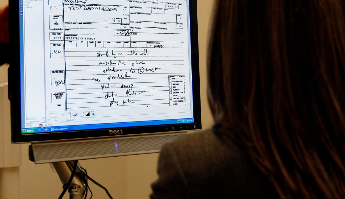 Patient records technology used at William Osler Health Centre in Brampton, Ont. 