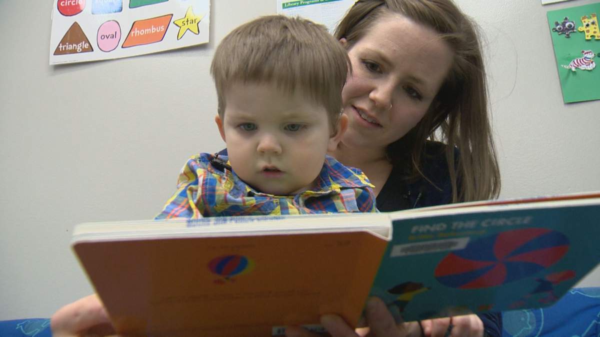 Moose Jaw mother Tabitha Clayson used library-to-library loans regularly to gather information for her son, Finn.