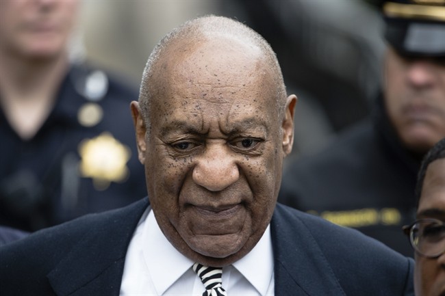Bill Cosby departs after a pretrial hearing in his sexual assault case at the Montgomery County Courthouse.