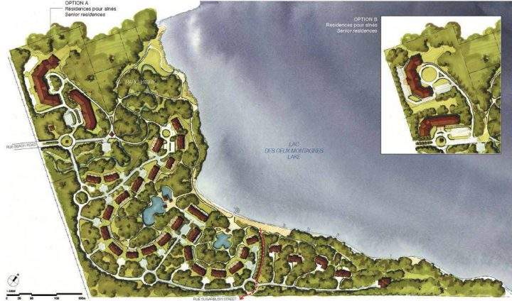 The Pine Beach project would include more than 300 residential units.