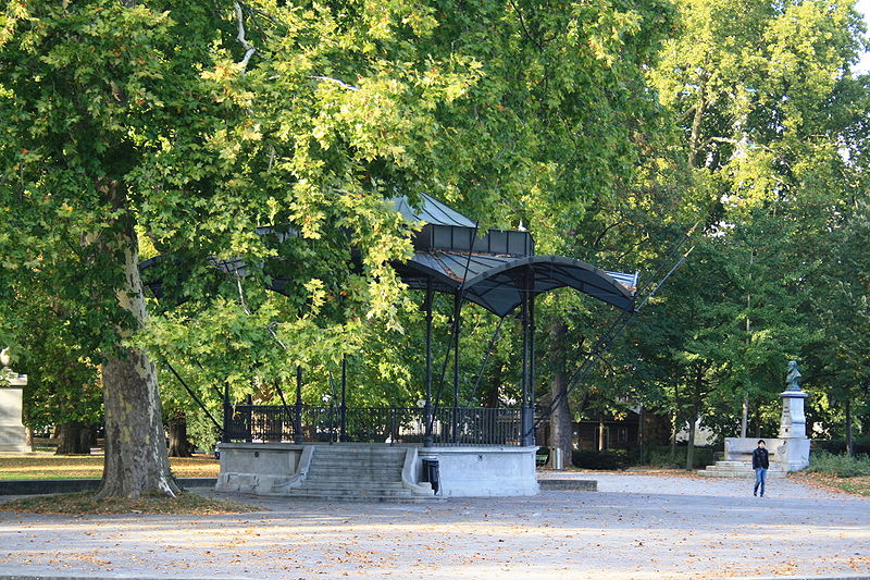 Platzspitz park in Zurich, circa 2009.