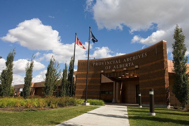 Provincial Archives of Alberta facility. 