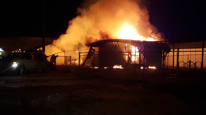 Shellbrook RCMP say a structure fire on Ahtahkakoop Cree Nation is being treated as suspicious in nature.