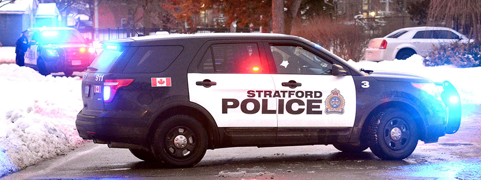 Stratford Police Service cruiser.
