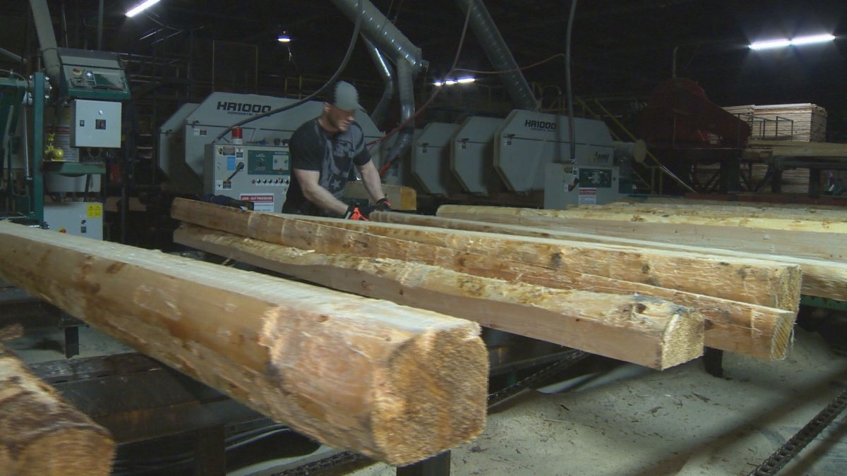 New Brunswick sawmills say tough decisions will have to be made regarding a nearly 20 per cent duty on softwood exports to the U.S.