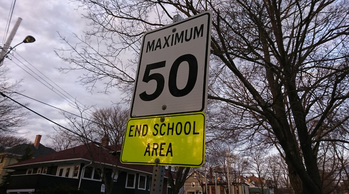 Residential speed limit