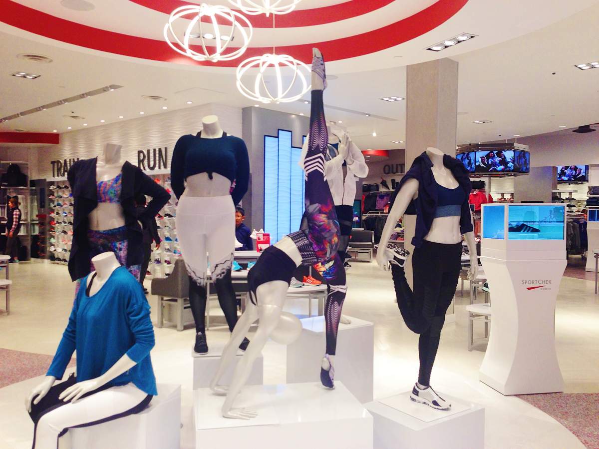 Entrance to Sportchek Women