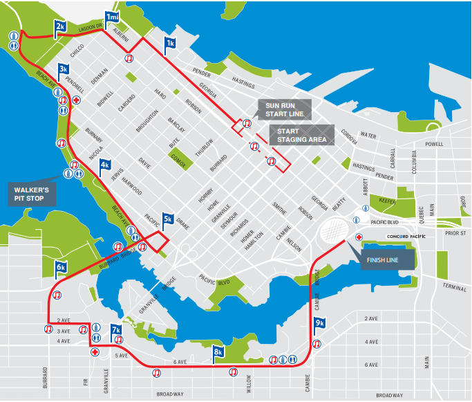Vancouver Sun Run 2018 to affect downtown with bridge, road closures - image