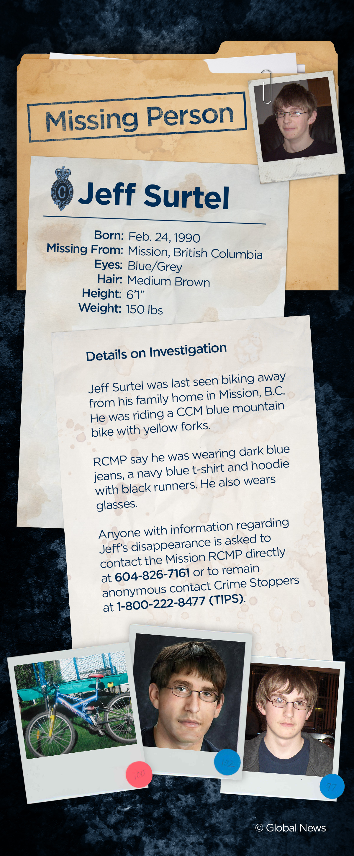 ‘A nightmare’: B.C. family struggles for answers after son Jeff Surtel vanished 10 years ago - image