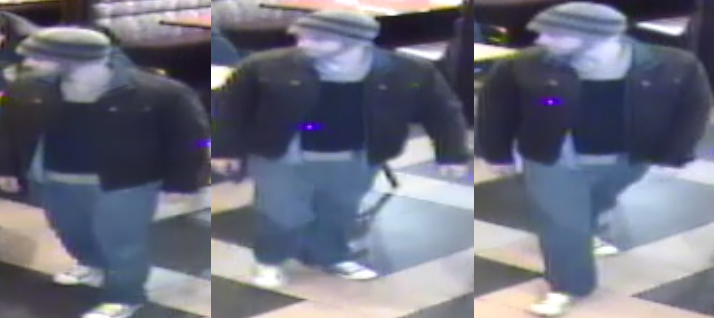 Norfolk County OPP release surveillance images of suspect wanted in connection with a sexual assault investigation.