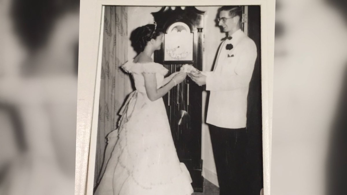 High school sweethearts marry 64 years after prom date - National ...